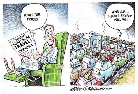 Dave Granlund Cartoon On Thanksgiving And Lower Fuel Prices For