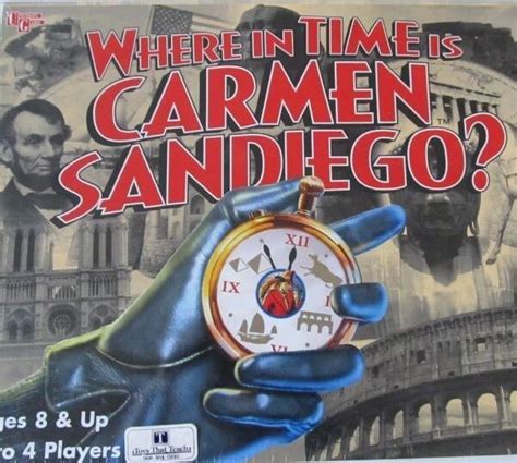 Traveling to various locations, they need to assemble clues by questioning witnesses and searching locations to close in and capture carmen sandiego. Where In Time is Carmen Sandiego Board Game 1996 90s PBS ...