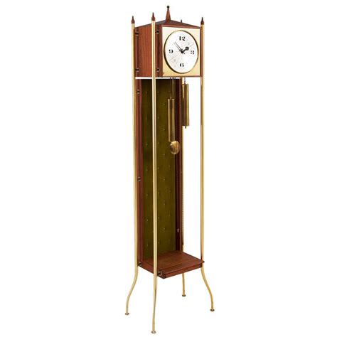 swag leg grandfather clock by george nelson grandfather clock clock modern clock