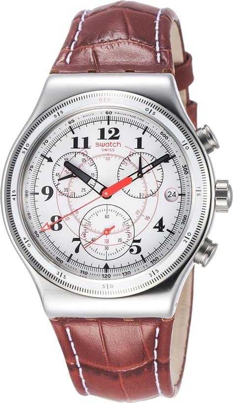 Mens Swatch Irony Chrono Back To The Roots Chronograph Watch Yvs414