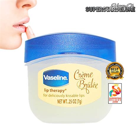 Masker kecantikan perawatan bibir lip sleeping mask 9gr emina. Jual Vaseline Lip Therapy - Creme Brulee pelembab ...