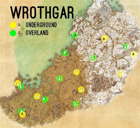 Wrothgar Skyshards Skyshards Collection Guide Elder Scrolls Online
