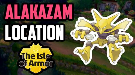 How To Catch Alakazam Pokemon Sword Shield DLC YouTube