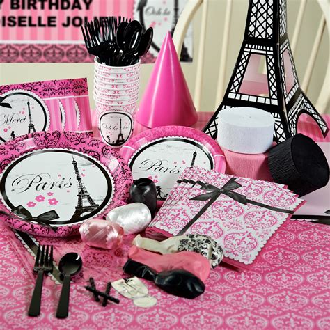Paris Themed Party Supplies Decorations The House Decorating