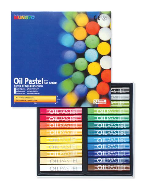Mungyo Oil Pastels Set Of 24 Assorted Colors
