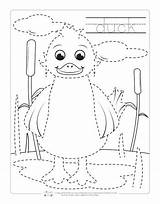 Tracing Animals Farm Pages Coloring Itsybitsyfun Cow Bunny sketch template