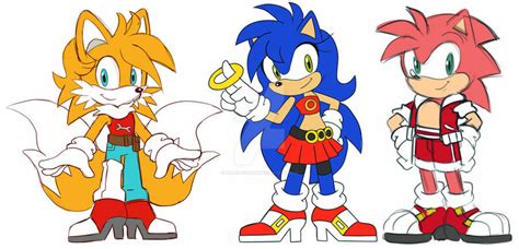 6270 Safe Artistdomestic Maid Amy Rose Miles Tails Prower Sonic The Hedgehog Oc Oc