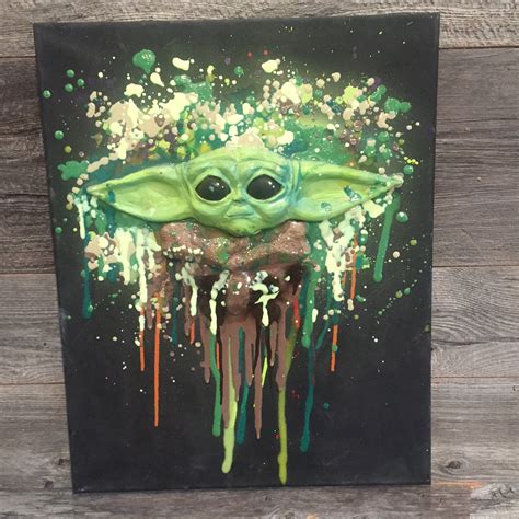 Spray Can Art Yoda Star Wars