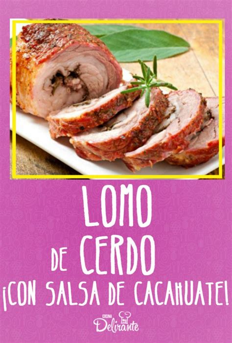 Receta Carne De Cerdo Con Salsa De Cacahuate