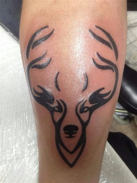 Tribal Deer Deer Head Tattoo Deer Tattoo Designs Cool Tattoos