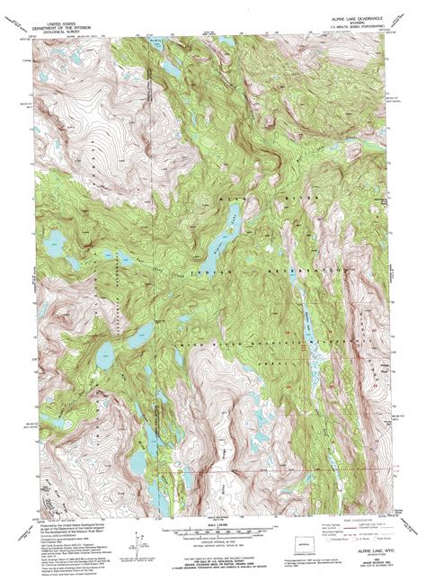 Alpine Lakes Wilderness Map