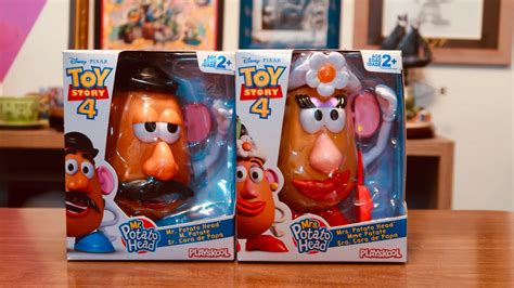 mr potato head and mrs potato head from toy story 4 playskool toy review youtube
