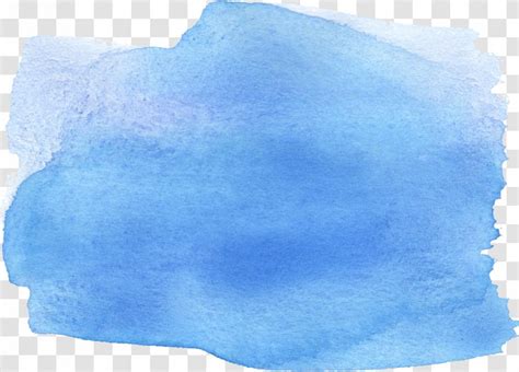 Cobalt Blue Turquoise Microsoft Azure Watercolor Transparent PNG