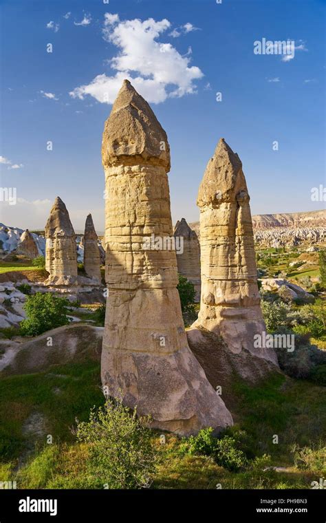 Fairy Chimneys Rock Formation In Love Valley Cappadocia Goreme