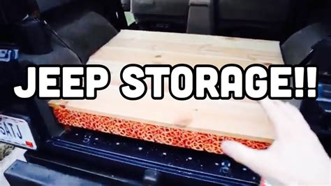 Diy Jeep Wrangler Tj Storage Platform Pt 1 Youtube