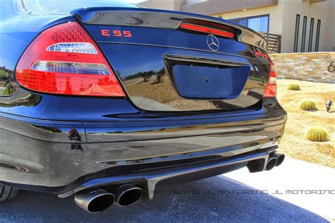 Mercedes W211 E Class Carlsson Style Carbon Fiber Trunk Spoiler Jl