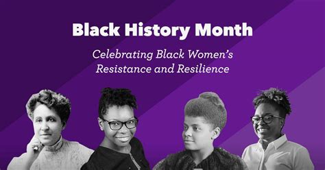 Black History Month 2017 Celebrating Black Womens Resistance And Resilience