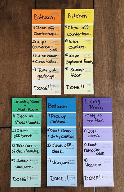 Creative Chore Charts That Make Cleaning Fun Daily Routine Chart For