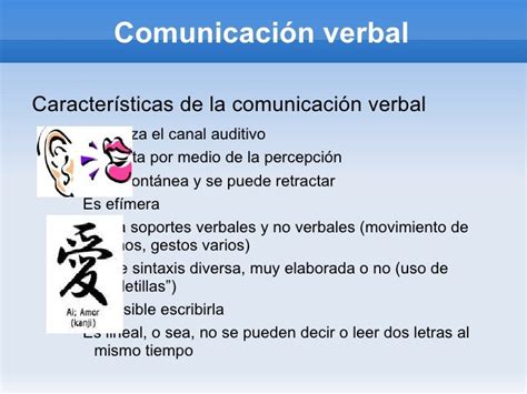 La Comunicacion Verbal Y No Verbal