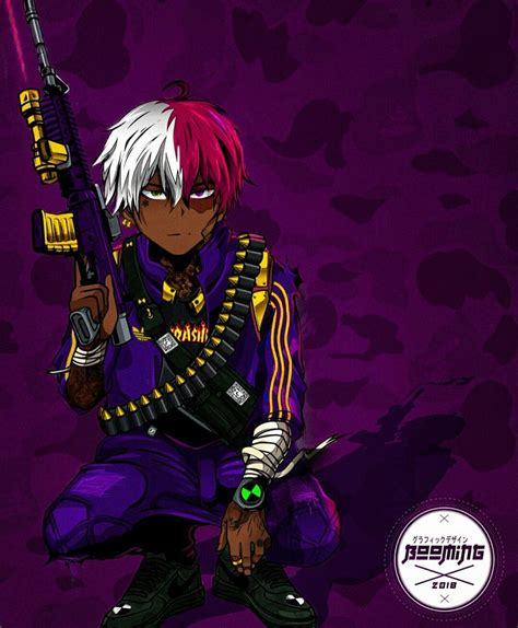 Cool Black Anime Characters Wallpaper