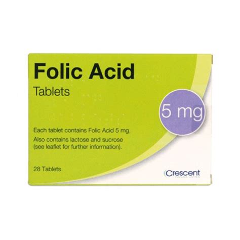 Folic Acid Tablets 5mg28s