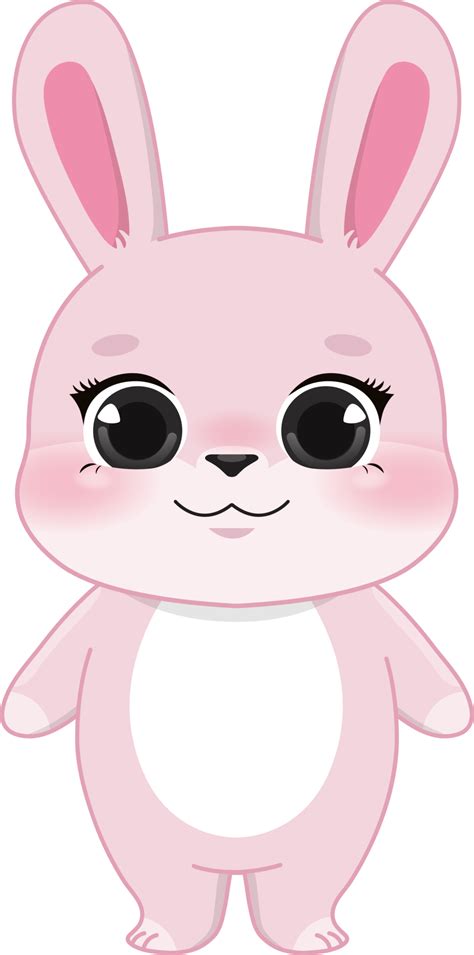 Pink Rabbit Cartoon Character 19837361 Png