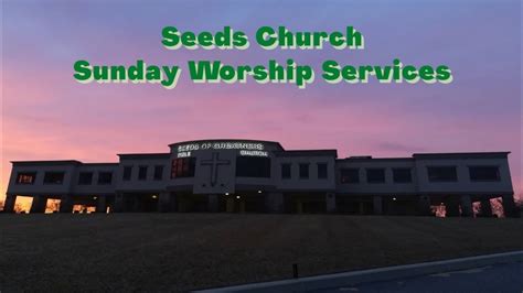08 30 20 1030 Worship Service At Seeds Church Youtube