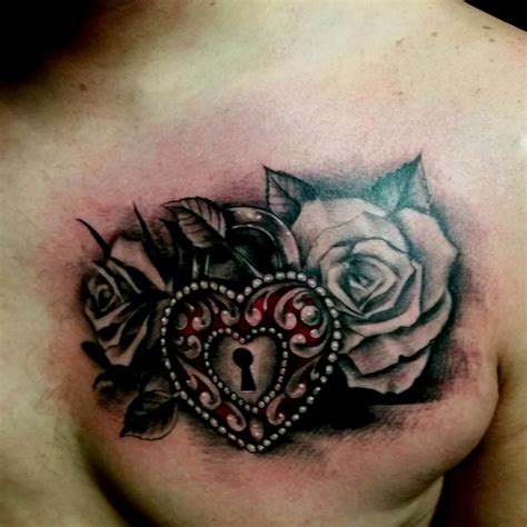Rose heart tattoo heart tattoos flower tattoos cool tattoos watercolor tattoo projects to try heart pictures roses nutrition. 25+ Heart Locket Tattoo Designs , Ideas | Design Trends ...