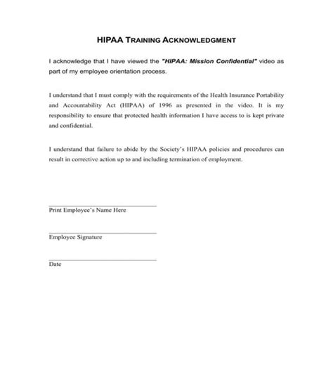 Hipaa Compliance Forms For Employees Pilotgurus
