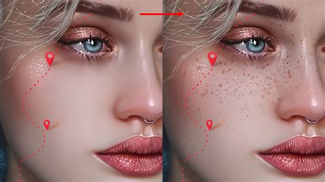 Artstation Skinfreckles Brushes For Photoshop Brushes