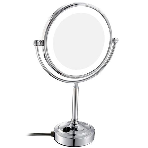Gurun 8 Inch Tabletop Two Sided Swivel Makeup Mirrors With 5x Magnification122 Inch Height