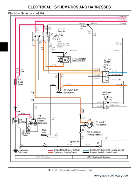 John Deere G110 Parts Diagram Free Wiring Diagram