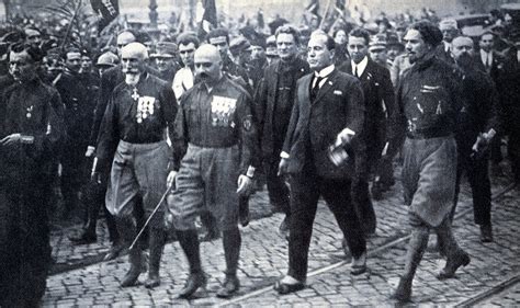 Nalatenschap Van Italiaanse Fascistenleider Mussolini Leeft Nog Altijd