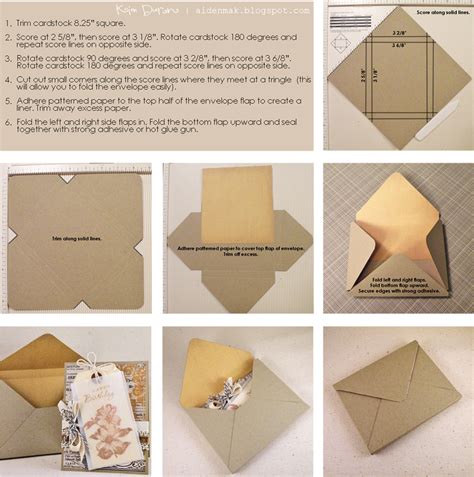 Paper Loves Glue Envelope Tutorial For Embellished Cards Envelope