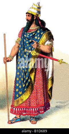 Costume Ancient Assyria Stock Photo Alamy