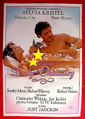 Lady Chatterley S Lover Sylvia Kristel Nicholas Clay Rare Exyu Movie Poster Ebay