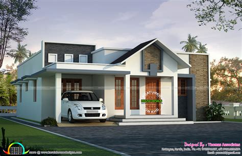 1800 Sq Ft 4 Bed Single Floor Villa Kerala Home Design And Floor Plans
