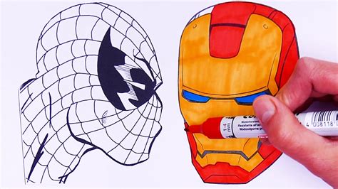 Marvel the avengers iron man pdf coloring pages. Spiderman vs Iron Man Coloring Pages, Spiderman Coloring ...