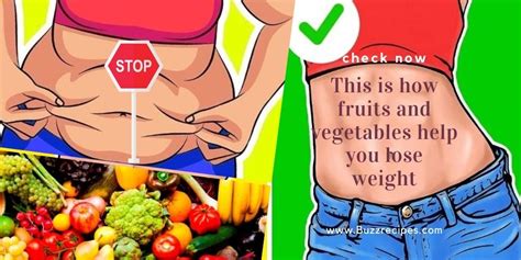 This Is How Fruits And Vegetables Help You Lose Weight