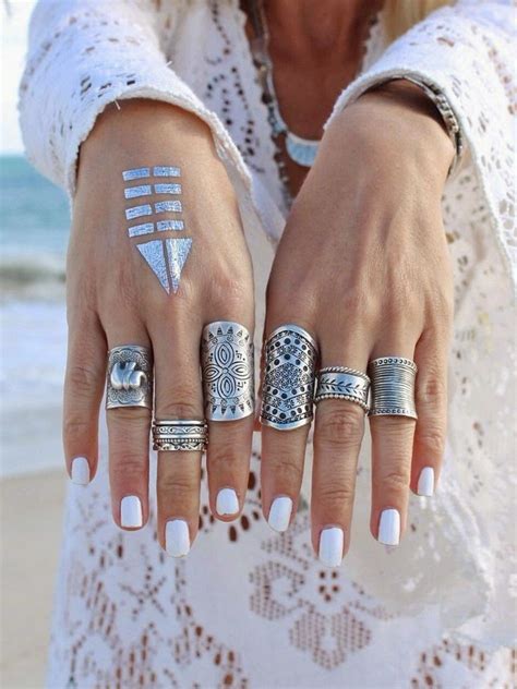 Poise Passion Bohemian Rings Mystique Array For Fashion