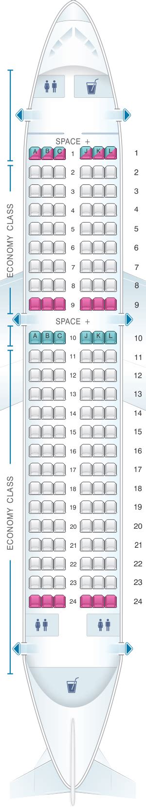 Seat Map Latam Airlines Airbus A319 Seatmaestro