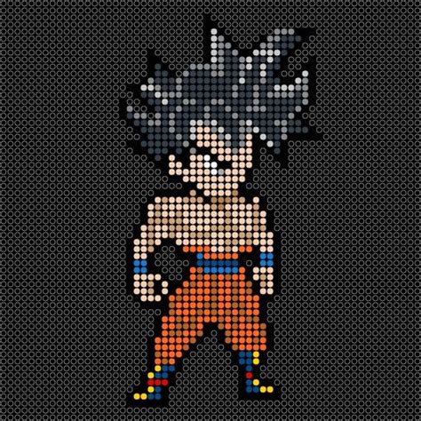 Goku Ultra Instinto Sin Aura Beads 945 Pz Punto Ladrillo Arte Pixel