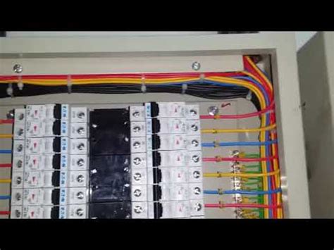 In electrical engineering three phase electric power. 3 phase DB termination Ac panel dressing How to cable ...