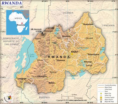 View kigali on the big map. What are the Key Facts of Rwanda? | Rwanda Facts - Answers