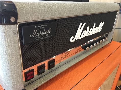 Marshall Silver Jubilee 2550 1987 Silver Amp For Sale Epica Music Center