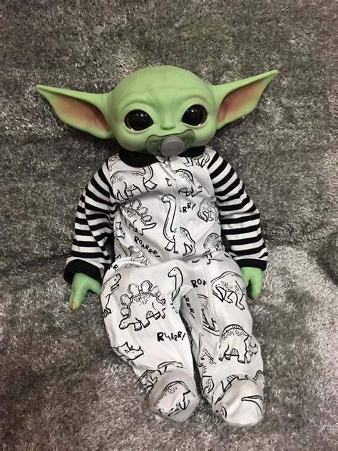 Complete Doll Grogu Yoda Baby Full Body Doll The Child Etsy