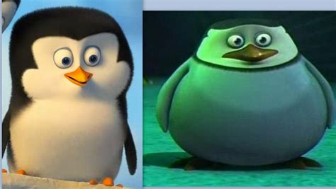 Movie Baby Skipper Vs Cartoon Baby Skipper Penguins Of Madagascar