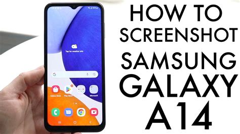 How To Screenshot On Samsung Galaxy A14 Youtube