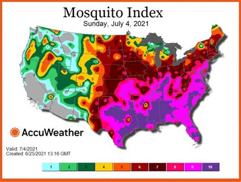 What Is The Mosquito Forecast For The Fourth Of July 2021