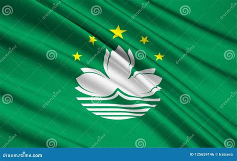 Flag Of Macau Stock Illustration Illustration Of Nation 125659146